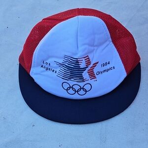 1984 Los Angeles Olympics Red and Blue Cap